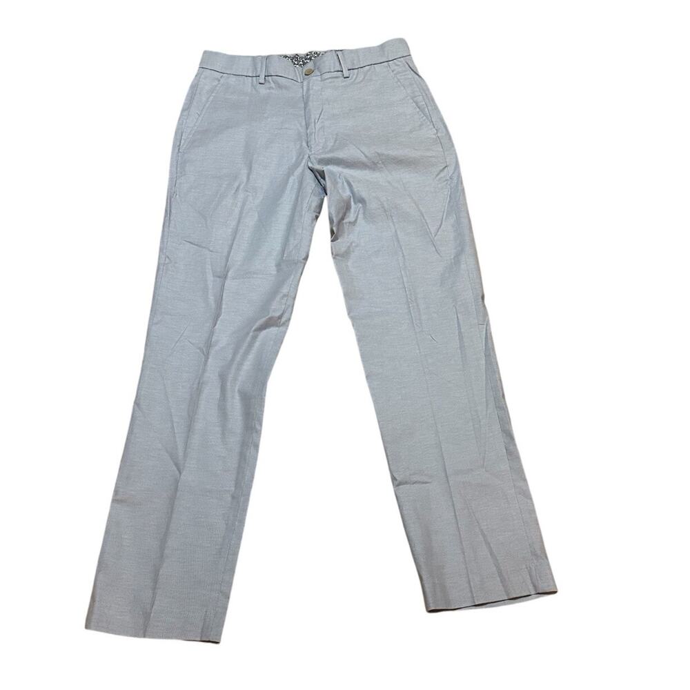 Britches By Samtex Slim Fit Pants Mens 32x30 Blue Cotton Lightweight Work NEW